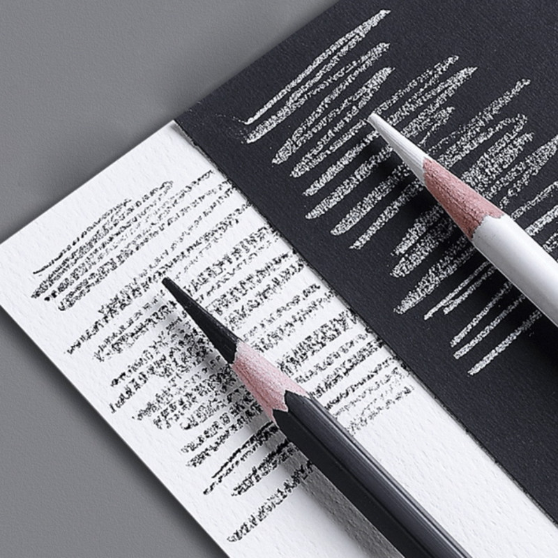 1 kom. Bijela ugljena olovka za skicu Olovka Kist za skice Highlight Pen Alat za slikanje Meka srednje tvrda ugljena olovka Likovni pribor