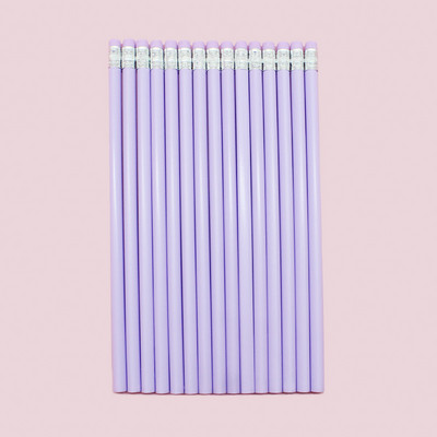 15 бр./лот Macaron цветен дървен молив HB молив с гумичка Детски молив за рисуване Училищни канцеларски материали