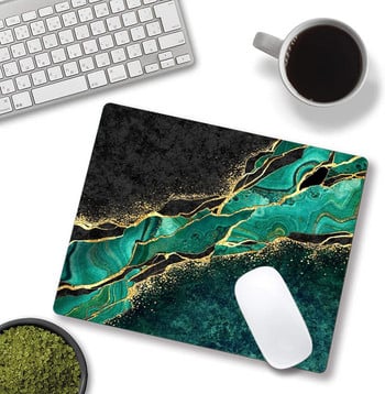 Green Marble Gold Mouse Pad Premium-Textured Mouse Mat Αδιάβροχη αντιολισθητική βάση από καουτσούκ Ποντίκια υπολογιστή για φορητό υπολογιστή γραφείου