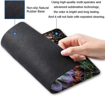 Cactus Mouse Pad Μοναδικής σχεδίασης Αντιολισθητική βάση από καουτσούκ για επιτραπέζιους υπολογιστές και φορητό υπολογιστή Mouse Pad 9,5X7,9 ιντσών