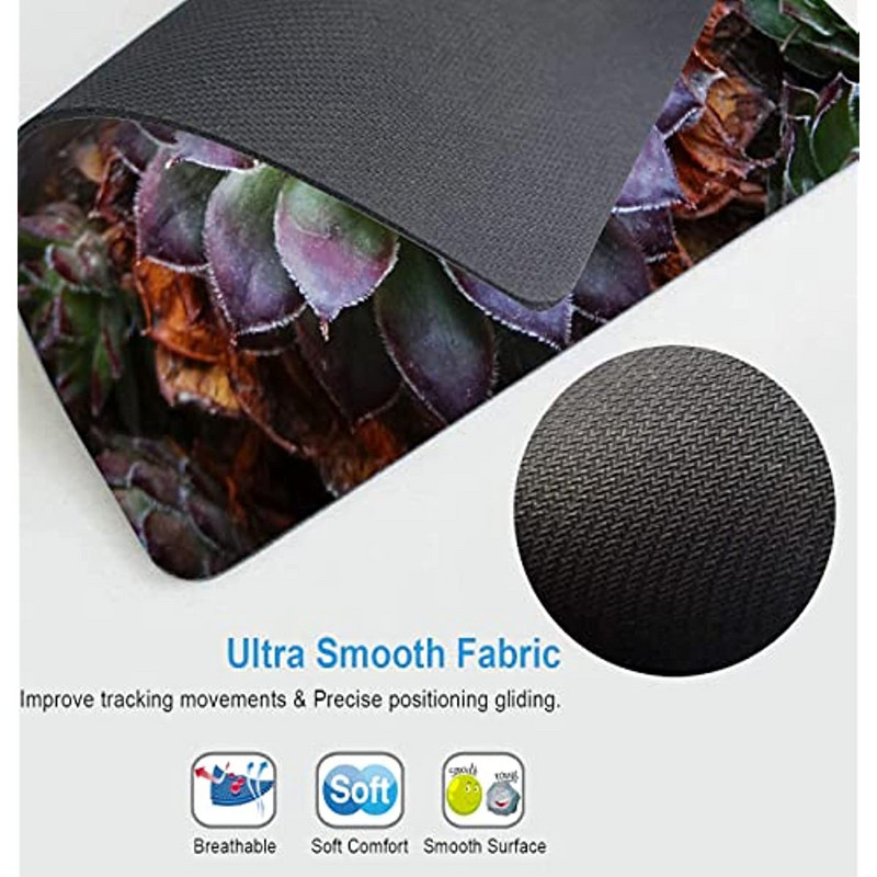 Подложка за мишка Cactus Уникален дизайн Противоплъзгаща се гумена основа Подложка за мишка за настолен компютър и лаптоп Подложка за мишка 9,5X7,9 инча