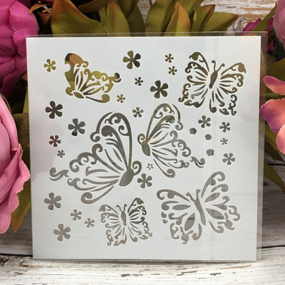 Πρότυπο κάρτας διακοσμητικής κάρτας άλμπουμ 5" New Tree Birdcage DIY Layering Stencils Wall Painting Scrapbook Coloring ανάγλυφο άλμπουμ