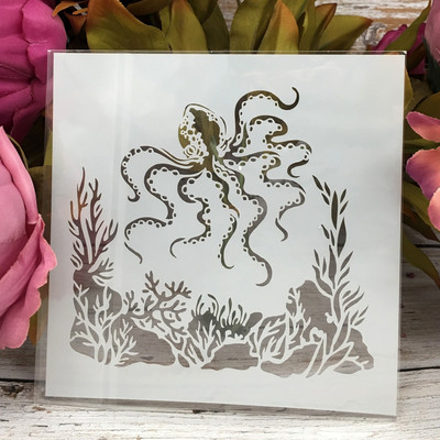 Πρότυπο κάρτας διακοσμητικής κάρτας άλμπουμ 5" New Tree Birdcage DIY Layering Stencils Wall Painting Scrapbook Coloring ανάγλυφο άλμπουμ