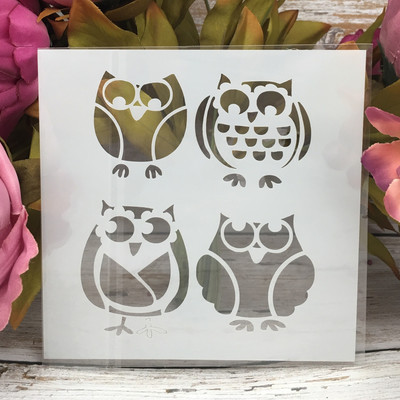 Πρότυπο κάρτας διακοσμητικής κάρτας άλμπουμ 5" New Tree Birdcage DIY Layering Stencils Wall Painting Scrapbook Coloring ανάγλυφο άλμπουμ