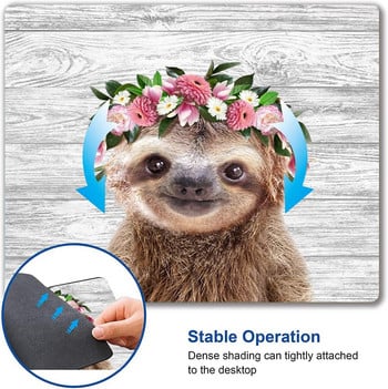 Sloth Mouse Pad, Sloth Mouse Pad, Mouse Mat Αδιάβροχα, αντιολισθητικά, λαστιχένια βάση mousepad για γραφείο