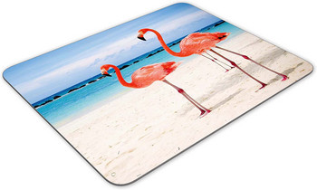 Flamingos Walking Mouse pad Αντιολισθητικό Rubber Mousepad-Ισχύει για παιχνίδια Home School Office Mouse pad 9,5x7,9 In
