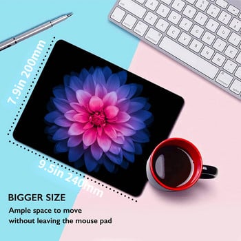 Bule Lotus Floral Mouse Pad Ακουαρέλα Premium-Textured Mousepads Σχεδιασμός Mousepad Αντιολισθητική βάση από καουτσούκ για υπολογιστές Mousepad