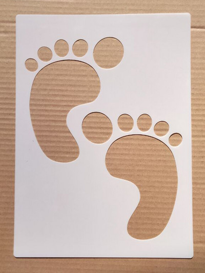 1 τεμ 21*29 εκ. τύπωμα παπουτσιών για έπιπλα τοίχους Ζωγραφική διακόσμηση στρώσεις Πλαστικά DIY χρωματισμός ανάγλυφο στένσιλ λευκώματος