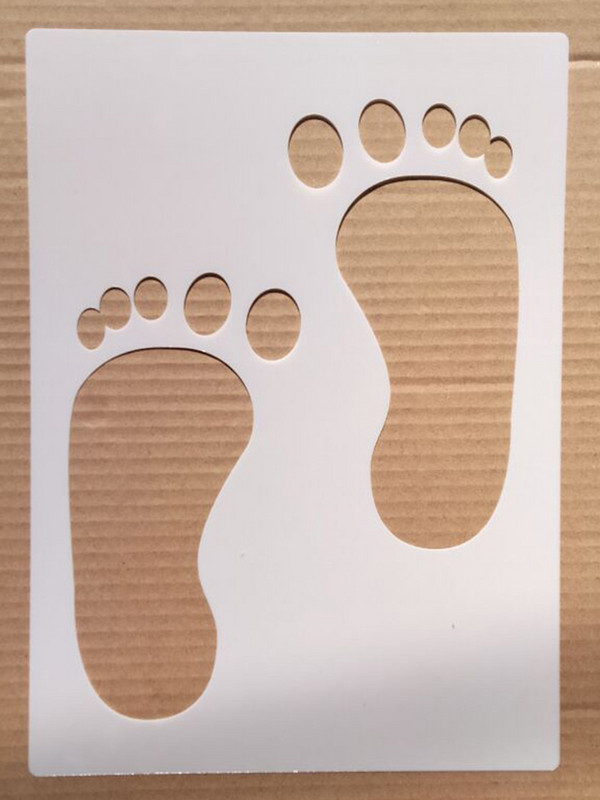 1 τεμ 21*29 εκ. τύπωμα παπουτσιών για έπιπλα τοίχους Ζωγραφική διακόσμηση στρώσεις Πλαστικά DIY χρωματισμός ανάγλυφο στένσιλ λευκώματος