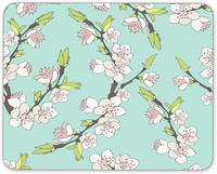 Cherry Branch in Blossom Mouse pad Αντιολισθητικό Rubber Mousepad-Ισχύει για παιχνίδια Home School Office Mouse pad 9,5x7,9 In