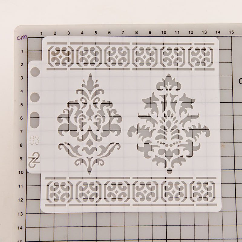 1 τεμ 13 εκ. Στένσιλ στρώσεων DIY Ζωγραφική Λεύκωμα χρωματισμού Ανάγλυφο άλμπουμ Διακοσμητικό χάρτινο πρότυπο κάρτας