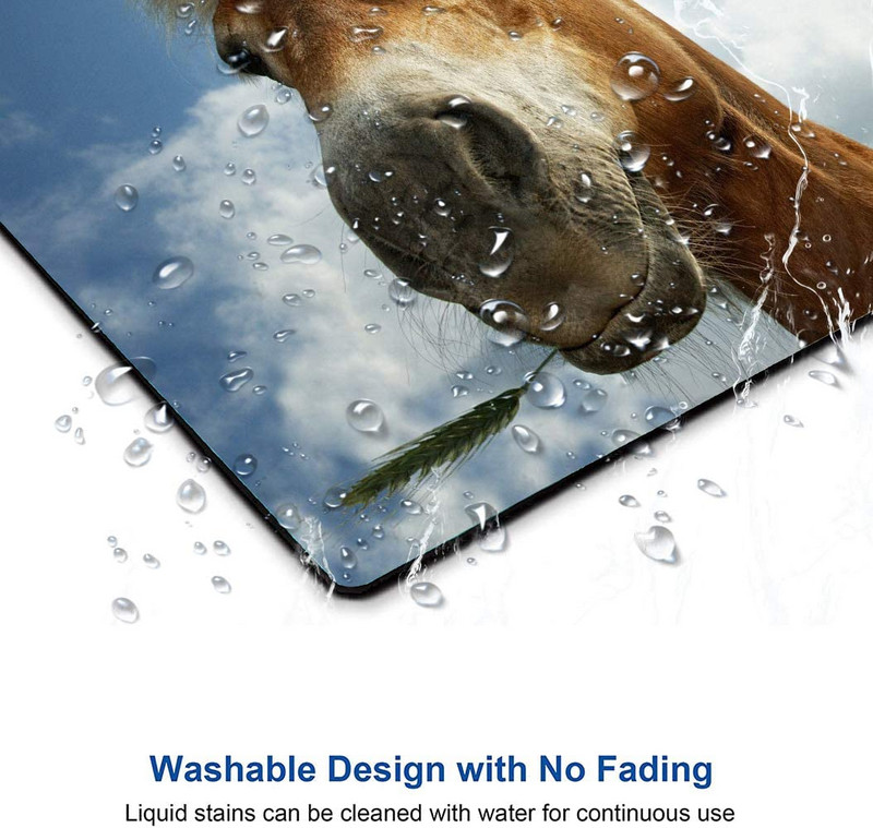 Funny Horse Gaming Mouse Pad Zabavna Animal Mousepad Podloga za miša Neklizajuća Vodootporna gumena podloga Podloga za miša za kućni ured Prijenosno računalo