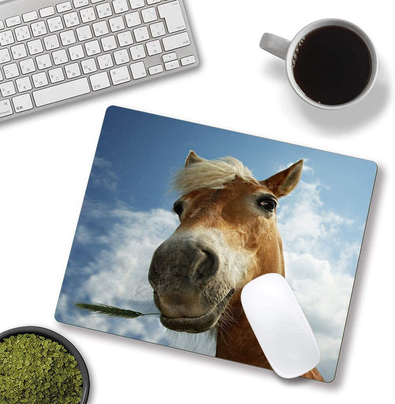Funny Horse Gaming Mouse Pad Zabavna Animal Mousepad Podloga za miša Neklizajuća Vodootporna gumena podloga Podloga za miša za kućni ured Prijenosno računalo