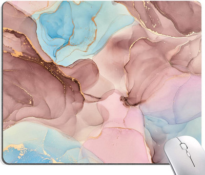 Αφηρημένο πολύχρωμο μαρμάρινο mousepad αδιάβροχο mousepad με σχεδιασμό αντιολισθητική βάση από καουτσούκ για υπολογιστή για φορητό υπολογιστή γραφείου