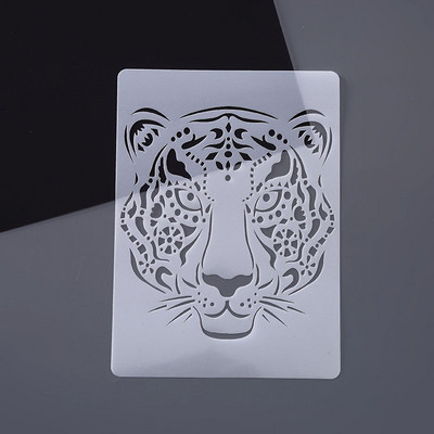 Animal Tiger Elk Scratch Art Paper A4 Hold Out Painting Template Scratch Painting Форма Направи си сам Scrapbooking Journal Decoration