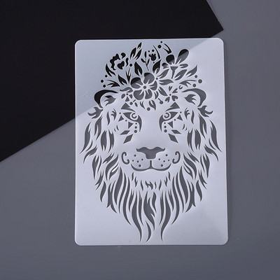 Animal Tiger Elk Scratch Art Paper A4 Hold Out Painting Template Scratch Painting Форма Направи си сам Scrapbooking Journal Decoration