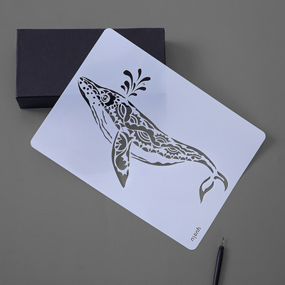 Animal Tiger Elk Scratch Art Paper A4 Hold Out Painting Template Scratch Painting Форма Направи си сам Scrapbooking Journal Decoration