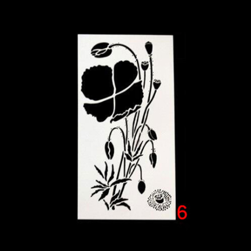 Șabloane de straturi DIY Pictură pe perete Album de însemnări de colorat Album în relief Șablon decorativ Planificator de jurnal Șablon reutilizabil