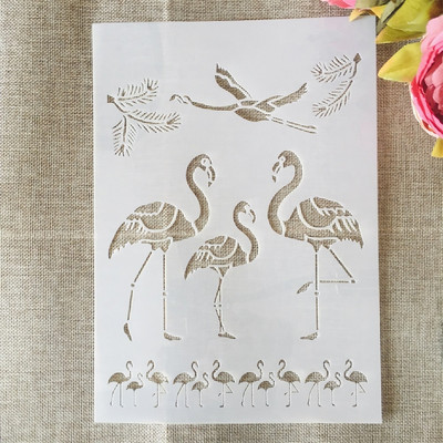 A4 29 cm 9 dizajna Životinja Panda Kornjača DIY šablone za slojeve Zidne slike Album za utiskivanje Ukrasni predložak