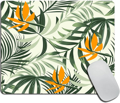 Подложка за мишка Тропическа подложка за мишка Растения Офис декор за жени Мъже Аксесоари за бюро Цветя Абстрактна подложка за мишка Подарък за колега