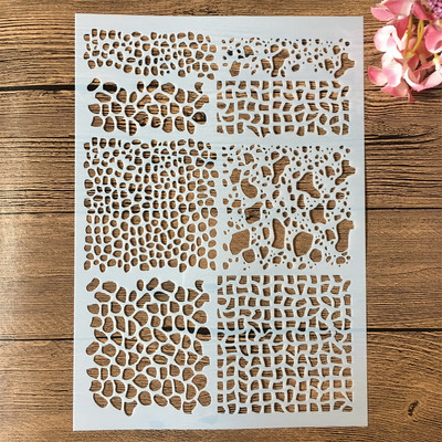 A4 29cm Lotus Flower DIY Στένσιλ στρώσεων Ζωγραφική τοίχου Λεύκωμα χρωματισμού ανάγλυφο άλμπουμ Διακοσμητικό χάρτινο πρότυπο κάρτας