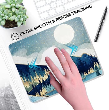 Mountain Sunrise Mouse Pad Ακουαρέλα Premium-Textured Mousepads Σχεδιασμός Mousepad Αντιολισθητική βάση από καουτσούκ για υπολογιστή Mousepad