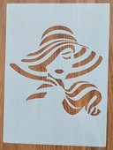 21*29Cm шаблон за модно момиче за рисуване на графики Направи си сам шаблони за стенописи Лесикон за оцветяване на релефен албум Декоративни шаблони