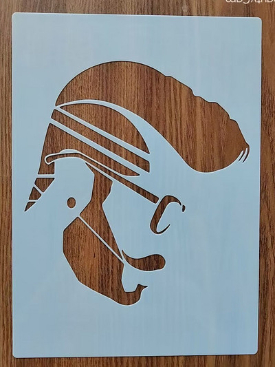 21*29Cm шаблон за модно момиче за рисуване на графики Направи си сам шаблони за стенописи Лесикон за оцветяване на релефен албум Декоративни шаблони