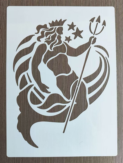 Predložak Thunder Hammer od 21*29 cm za slikanje grafike DIY šablone Murali Spomenar Bojanje Reljefni album Dekorativne šablone