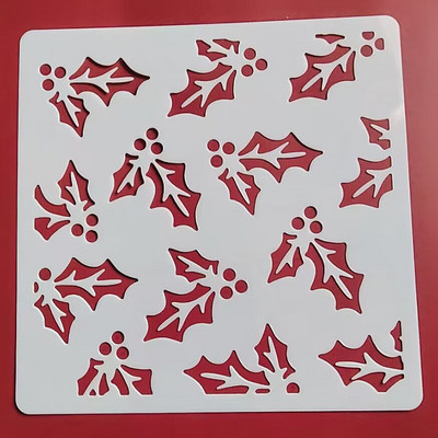 13* 13cm lille šabloon DIY kihistusšabloonid maalimine väljalõigete album värvimine reljeefne album Dekoratiivne mall