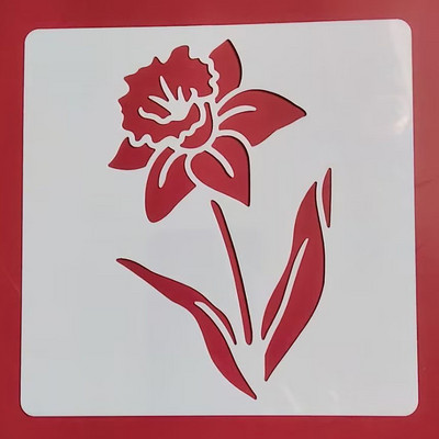 13* 13cm lille šabloon DIY kihistusšabloonid maalimine väljalõigete album värvimine reljeefne album Dekoratiivne mall