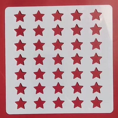 13* 13cm lille šabloon DIY kihistusšabloonid maalimine väljalõigete album värvimine reljeefne album Dekoratiivne mall