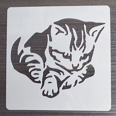 1PCS 13*13Cm шаблон за пеперуди Направи си сам шаблони за наслояване, стенни картини, лексикон, оцветяване, релефен албум, шаблон за декоративна картичка