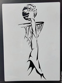 21*29Cm Baschet Reutilizabil Pentru Mobilier Pereți Pictură Decorare Stratificare Plastic DIY Colorat Reliefare Șabloane Scrapbook