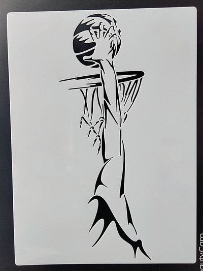 21*29Cm Baschet Reutilizabil Pentru Mobilier Pereți Pictură Decorare Stratificare Plastic DIY Colorat Reliefare Șabloane Scrapbook