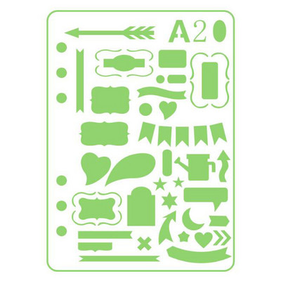 1 бр. Шаблони за рисуване Малък ангел Графика за стена Скрапбукинг Оцветяване Релефни аксесоари Декоративни за многократна употреба