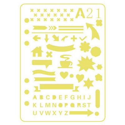 1 бр. Шаблони за рисуване Малък ангел Графика за стена Скрапбукинг Оцветяване Релефни аксесоари Декоративни за многократна употреба