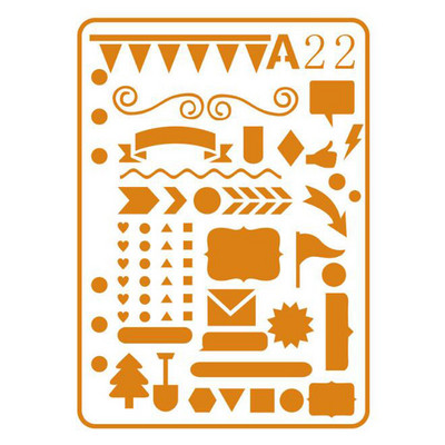 1 бр. Шаблони за рисуване Малък ангел Графика за стена Скрапбукинг Оцветяване Релефни аксесоари Декоративни за многократна употреба