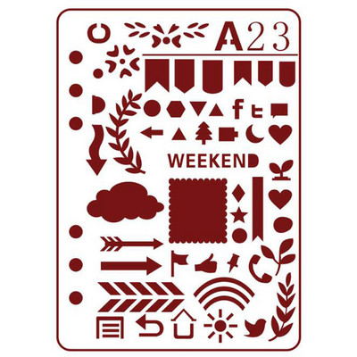 1 бр. Шаблони за рисуване Малък ангел Графика за стена Скрапбукинг Оцветяване Релефни аксесоари Декоративни за многократна употреба