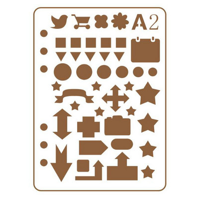 1 бр. Шаблони за рисуване Малък ангел Графика за стена Скрапбукинг Оцветяване Релефни аксесоари Декоративни за многократна употреба