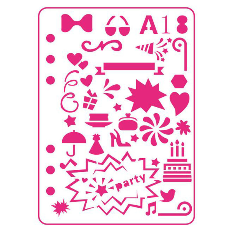 1 бр. Шаблони за рисуване Малък ангел Графика за стена Скрапбукинг Оцветяване Релефни аксесоари Декоративни за многократна употреба