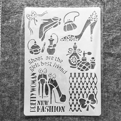 29*21cm A4 Паунови пера Направи си сам Занаятчийски шаблони за наслояване Картина Скрапбукинг Щамповане Релефен албум Декоративен шаблон