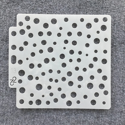 Διακοσμητικό πρότυπο άλμπουμ με ανάγλυφο 13*14 εκατοστά DIY στένσιλ ζωγραφικής τοίχου 13*14 cm