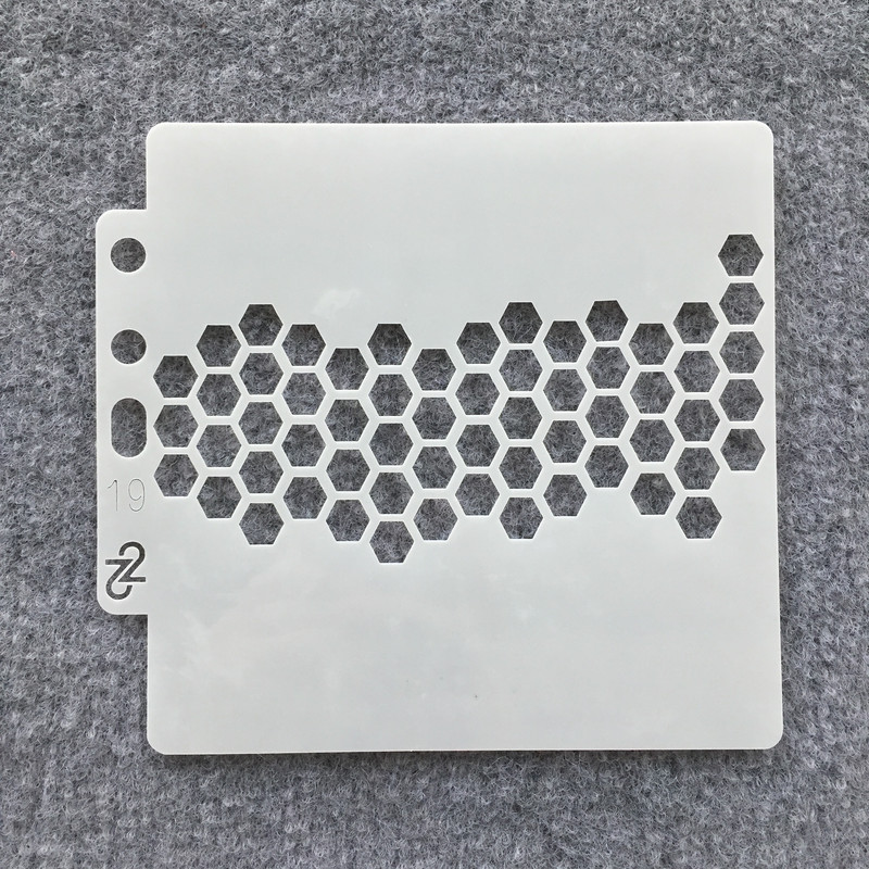 Διακοσμητικό πρότυπο άλμπουμ με ανάγλυφο 13*14 εκατοστά DIY στένσιλ ζωγραφικής τοίχου 13*14 cm