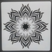 1 ΤΕΜ 30*30cm Πρότυπο Mandala για Έπιπλα Τοίχους Ζωγραφική Διακόσμηση Στρώση Πλαστικό DIY Χρώμα Ανάγλυφο Λεύκωμα Στέντι