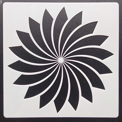 1 ΤΕΜ 30*30cm Πρότυπο Mandala για Έπιπλα Τοίχους Ζωγραφική Διακόσμηση Στρώση Πλαστικό DIY Χρώμα Ανάγλυφο Λεύκωμα Στέντι