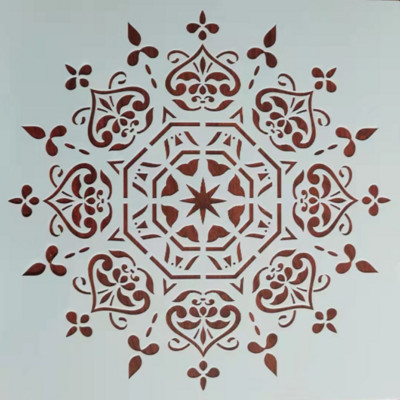 30*30cm velika geometrija mandala lotos DIY šablone za nanošenje slojeva slikanje album album za utiskivanje slikanje ukrasni predložak
