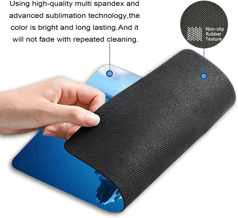 Успех Мотивационен плакат с цитати Подложка за мишка с миеща се ликра кърпа Неплъзгаща се гумена основа Подложки за мишка Компютърни подложки за мишка