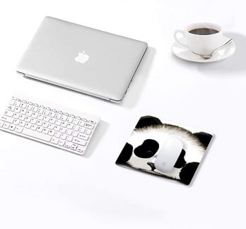 Cute Cartoon Panda Gaming Mouse Pad Extended Mouse Pad Αντιολισθητικά ελαστικά επιθέματα ποντικιών 9,5x7,9 ιντσών για φορητό υπολογιστή γραφείου