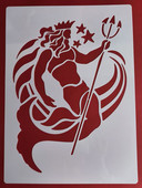 21* 29 cm predložak Sea King DIY Šablone za slojeve Slikanje Spomenar Bojanje Album za utiskivanje Ukrasni predložak